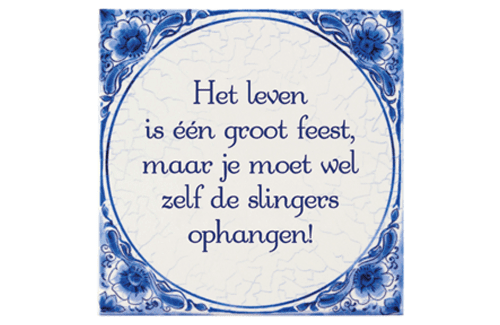 Tegeltje Delfts Blauw – Ontwerp 18025