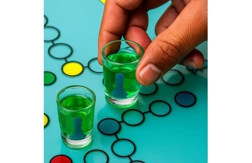 Ludo drankspel met shotglaasjes - Afbeelding 4