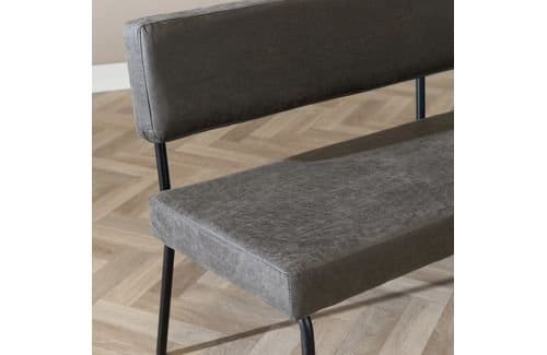 Eetkamerbank Sepp - Antraciet - Afbeelding 2